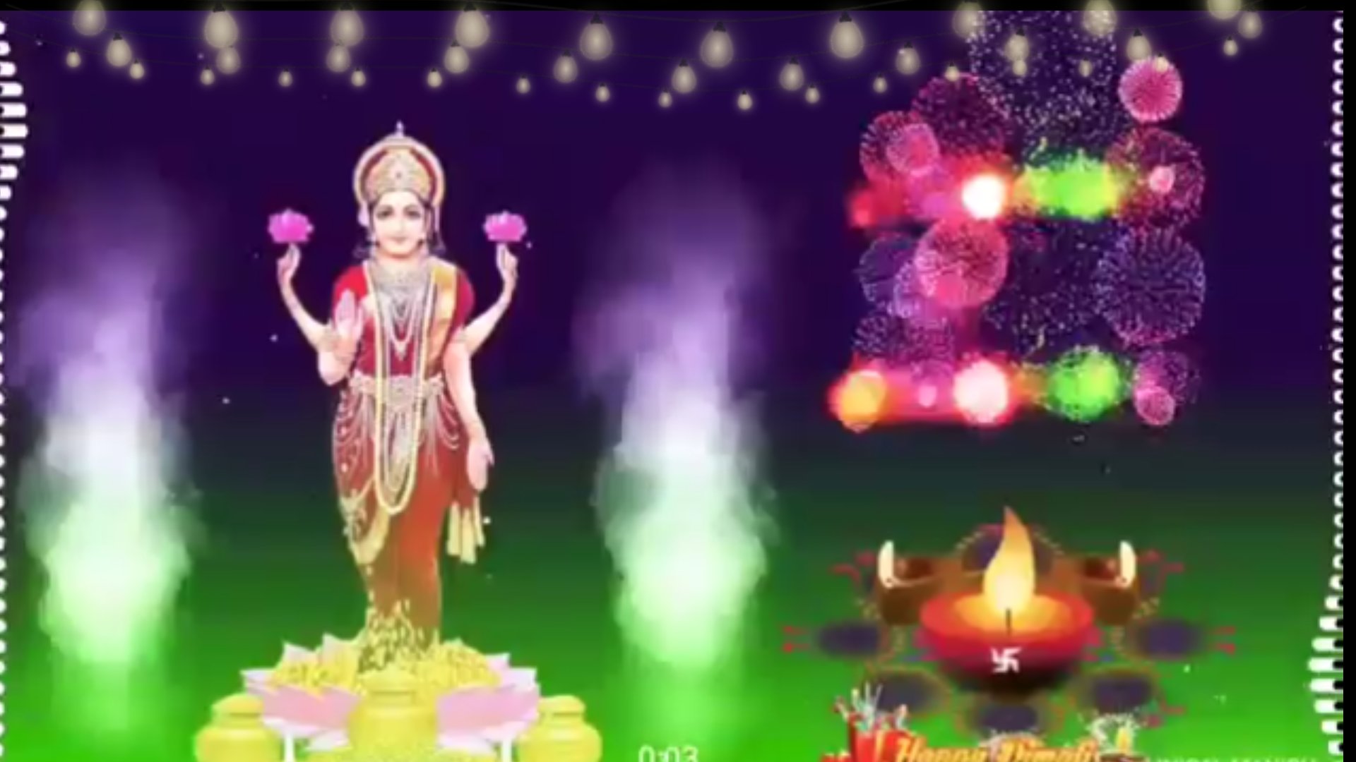 Happy Diwali Status Video -Avee Player Template