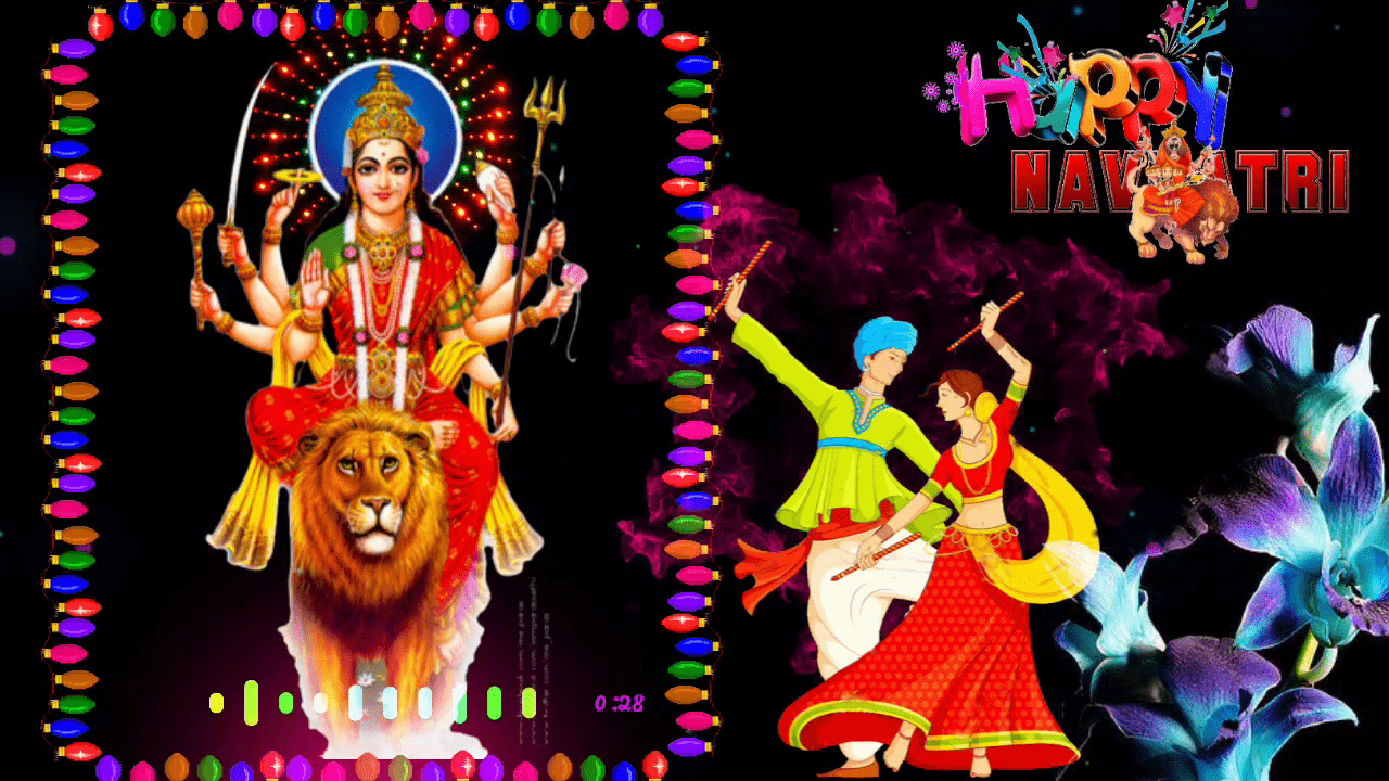 Navratri Special Avee Player Template Download Link