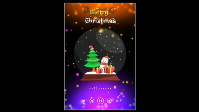 Merry Christmas Avee Player Template Status Video