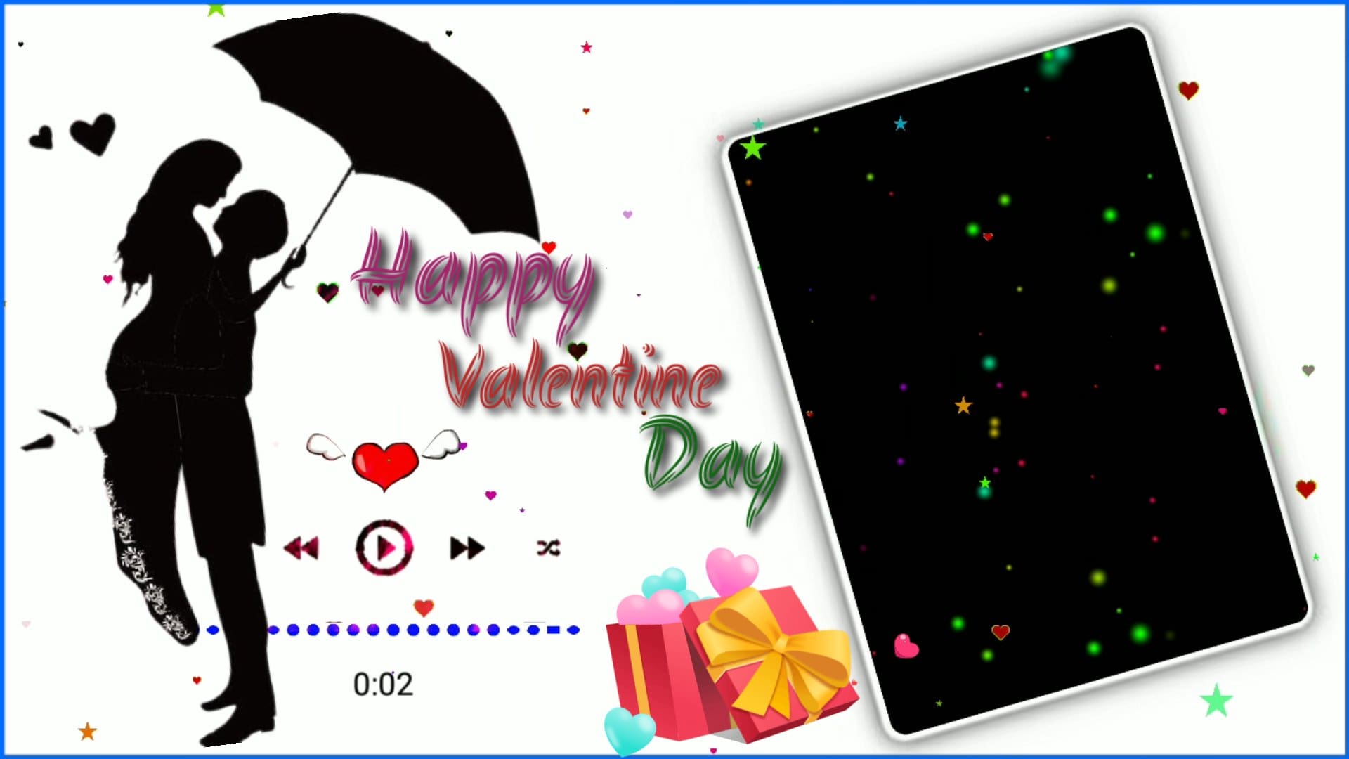 Valentine Day Avee Player Template - Valentine Day Status Videos