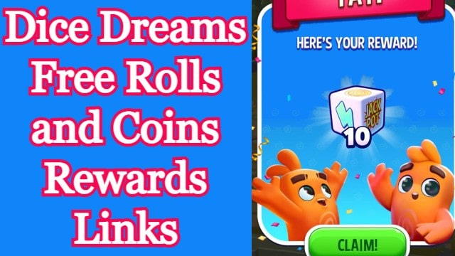 Dice Dreams Free Rolls and Coins Rewards Links